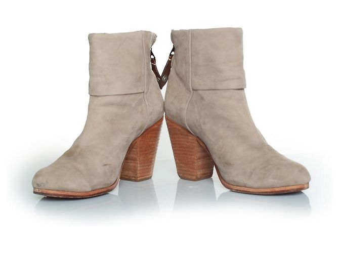Rag & Bone, NY Newbury botines con cremallera trasera Gris - vista 3