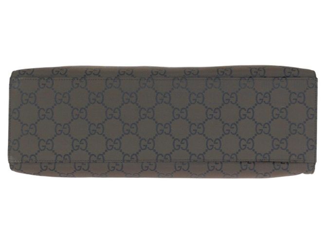 Borsa Tote Gucci Nylon Bamboo GG Marrone - vista 10