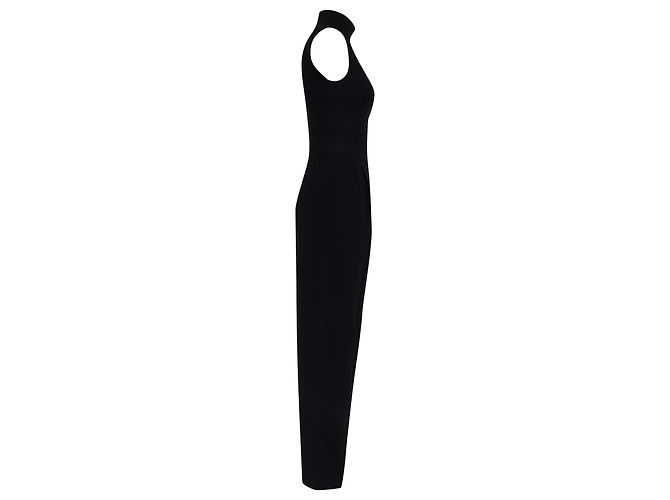 Tuta intera con collo alto in nylon nero Herve Leger - vista 3