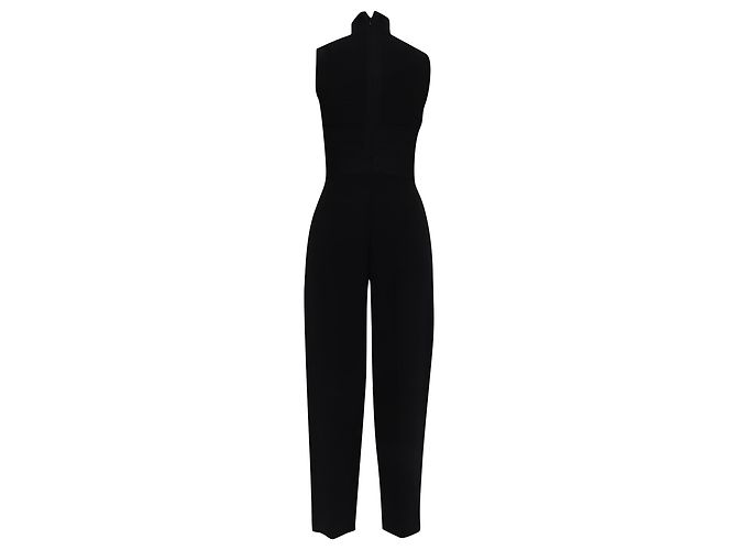 Tuta intera con collo alto in nylon nero Herve Leger - vista 4