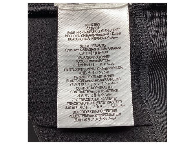 Tuta intera con collo alto in nylon nero Herve Leger - vista 6