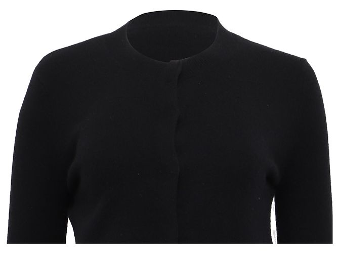 Balenciaga Strickjacke aus schwarzem Kaschmir - Ansicht 2