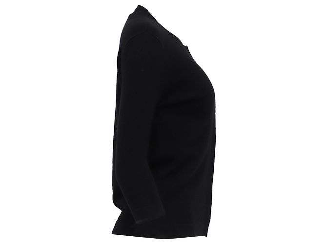 Balenciaga Strickjacke aus schwarzem Kaschmir - Ansicht 3