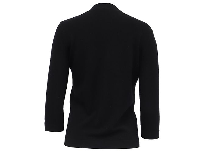 Balenciaga Strickjacke aus schwarzem Kaschmir - Ansicht 4