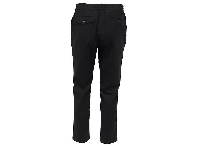 Polo Ralph Lauren Drawstring Pants in Black Wool - view 3