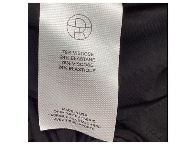 Top Kriza di The Row in viscosa nera Nero - vista 6