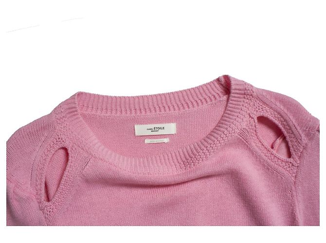 Isabel Marant Etoile, Suéter rosa de cuello redondo - vista 5