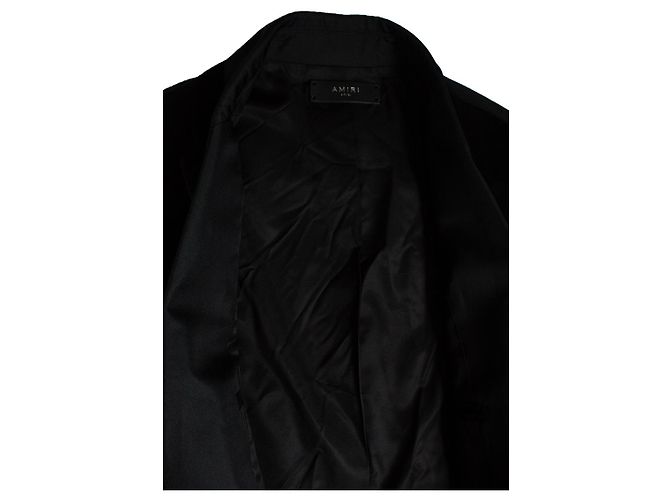 Amiri, Smokingjacke aus schwarzem Samt - Ansicht 7