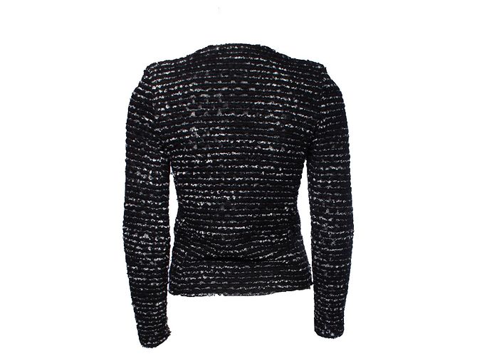 Giacca in bouclé bianco e nero IRO Multicolore - vista 2