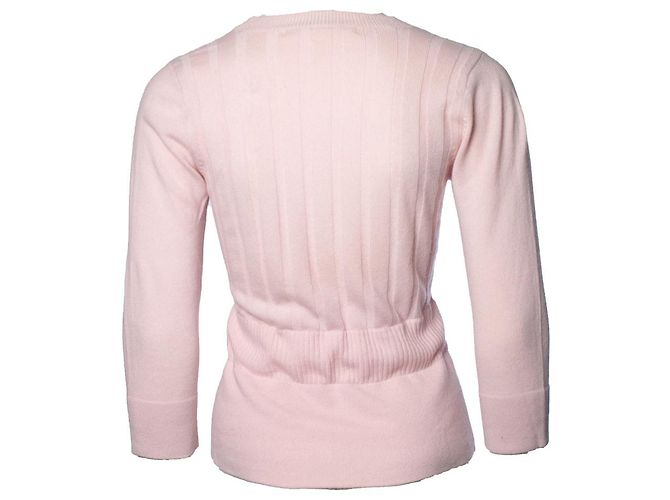 Diane Von Furstenberg, rosa Cardigan mit Schleife Pink - Ansicht 2