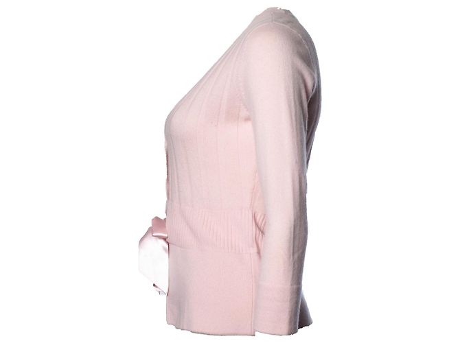 Diane Von Furstenberg, rosa Cardigan mit Schleife Pink - Ansicht 3