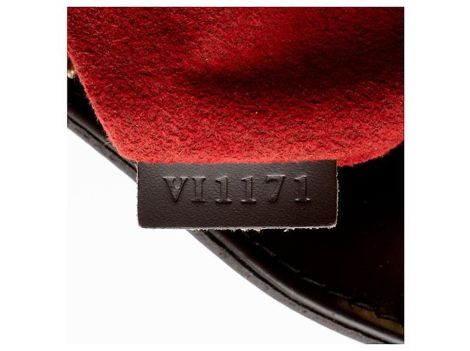 Borsa a spalla Louis Vuitton Damier Ebene Sistina MM Marrone - vista 6
