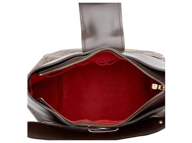 Borsa a spalla Louis Vuitton Damier Ebene Sistina MM Marrone - vista 7