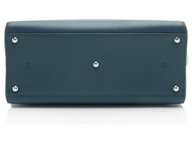 Fendi Vitello Elite 3Jours Large Tote Azul - vista 4