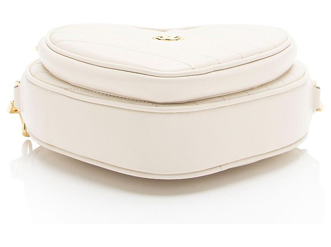 Gucci Matelasse Leder Interlocking G Mini Schultertasche Weiß - Ansicht 4