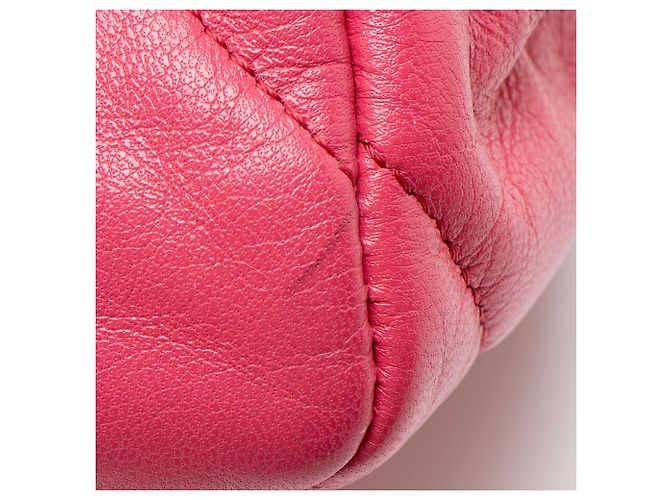 Gabrielle Borsa a tracolla Chanel Lambskin 19 Medium Flap Rosa - vista 10