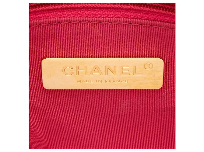 Gabrielle Borsa a tracolla Chanel Lambskin 19 Medium Flap Rosa - vista 8