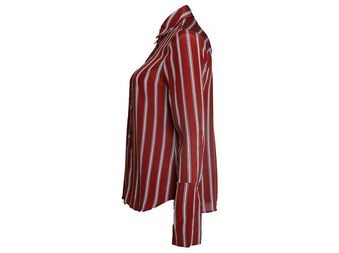 Frame Denim FRAME, camicia a righe rossa Rosso - vista 3
