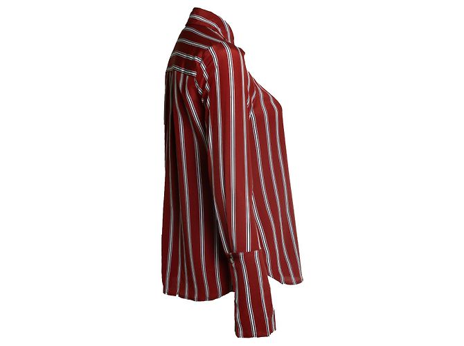 Frame Denim FRAME, camicia a righe rossa Rosso - vista 4