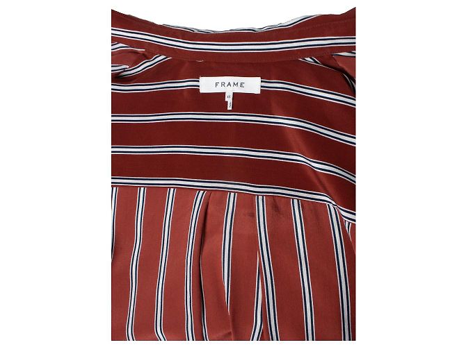 Frame Denim FRAME, camicia a righe rossa Rosso - vista 5