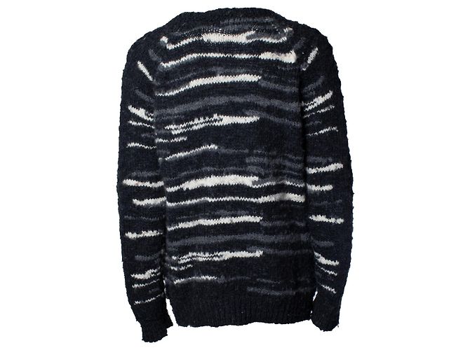 IRO, gestrickter Omeva Cardigan mit Reißverschluss Grau - Ansicht 3