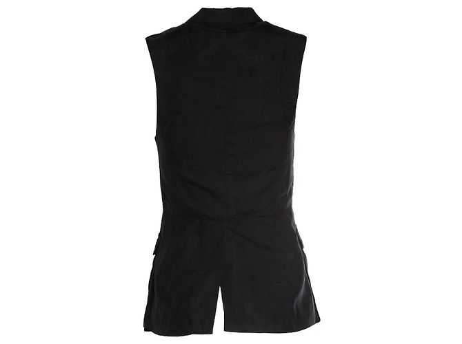 Rag & Bone, Gilet lungo blu - vista 3