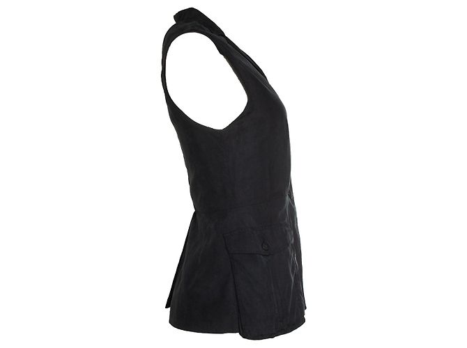 Rag & Bone, Gilet lungo blu - vista 4