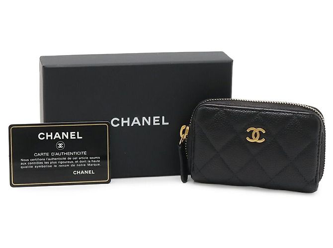 Monedero Chanel Caviar Skin Negro - vista 8