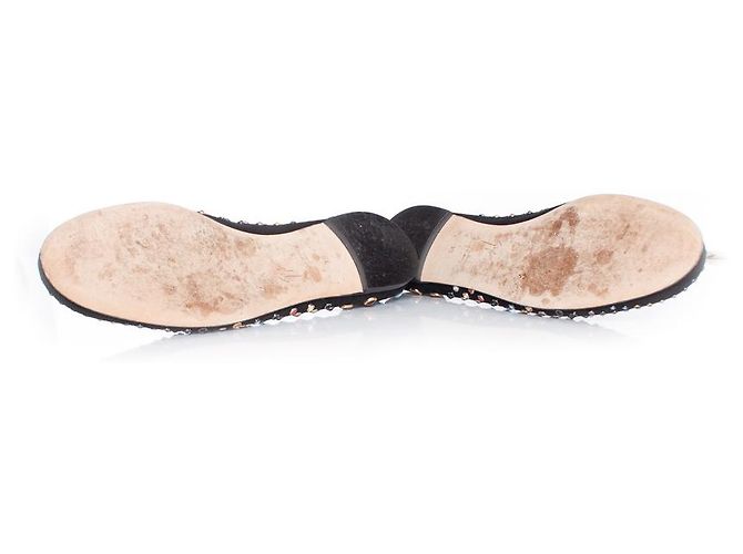 Giuseppe Zanotti, Ballerine in scamoscio con borchie colorate Multicolore - vista 8