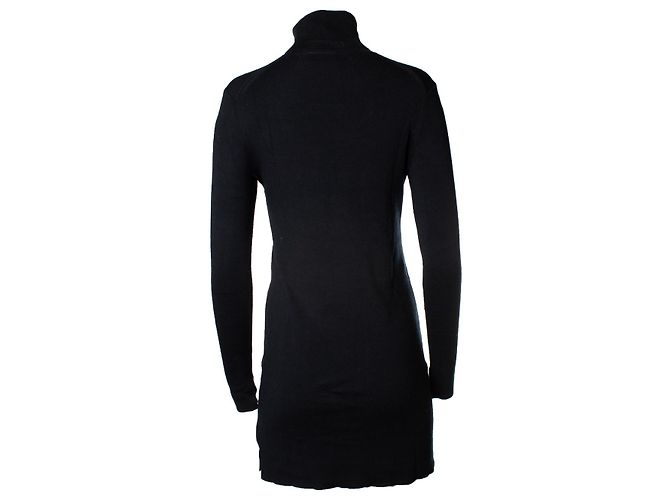 Equipment, Strickkleid mit Rollkragen in Blau - Ansicht 3