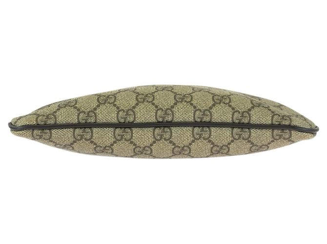 Borsa a tracolla Gucci GG Supreme Canvas Marrone Beige - vista 10