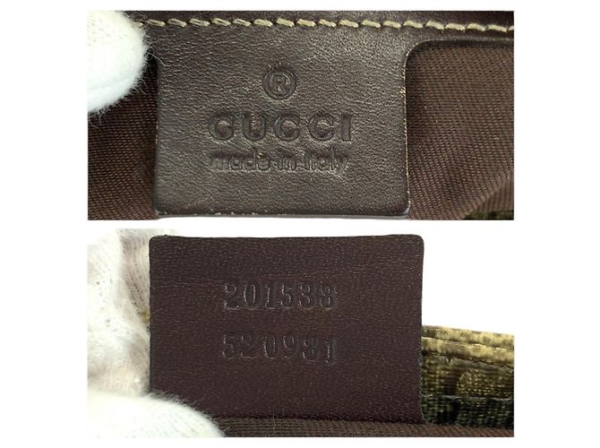 Borsa a tracolla Gucci GG Supreme Canvas Marrone Beige - vista 4