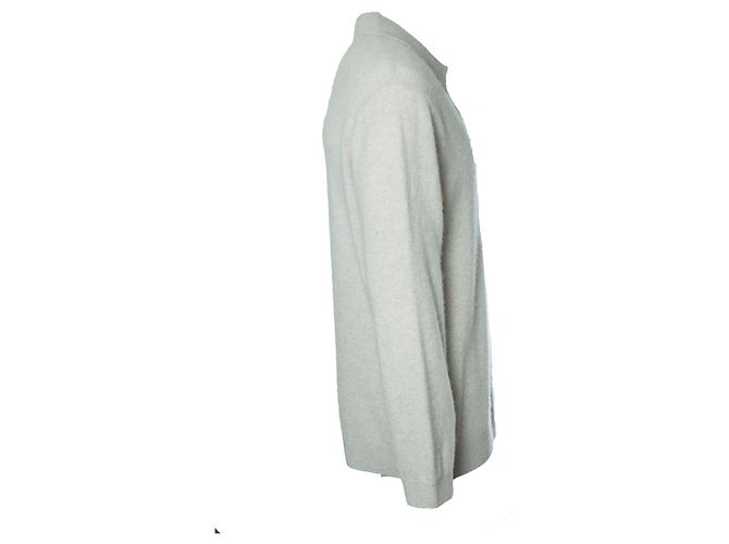 Autre Marque Le Kasha, polo in cashmere grigio a maniche lunghe Marrone Beige - vista 4