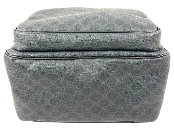 Gucci GG Supreme Medium Day Rucksack Grau Schwarz - Ansicht 3