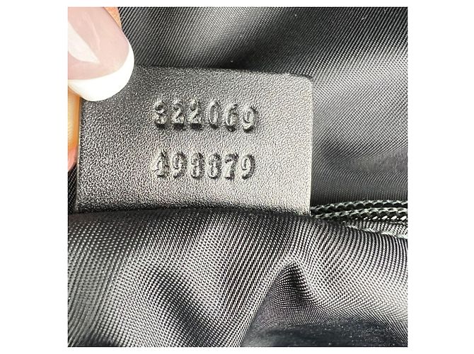 Gucci GG Supreme Medium Day Rucksack Grau Schwarz - Ansicht 6