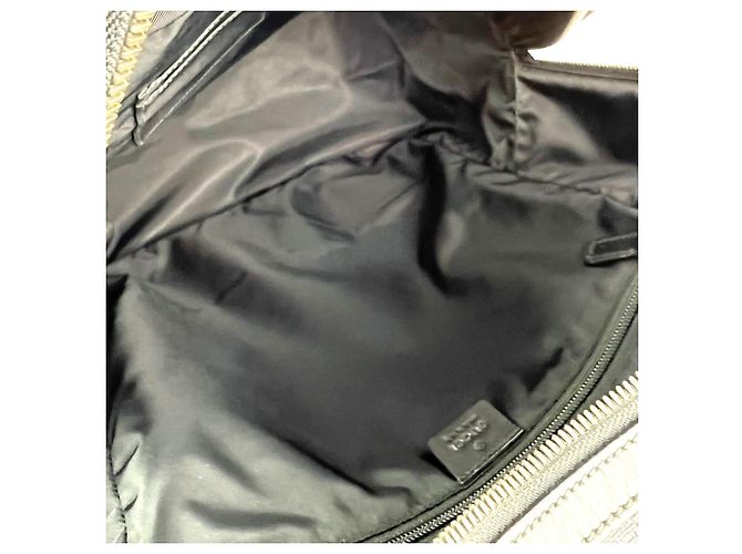 Gucci GG Supreme Medium Day Rucksack Grau Schwarz - Ansicht 7