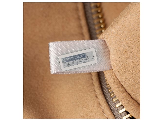 Jimmy Choo Ana Hobo aus Leder Braun Beige - Ansicht 6