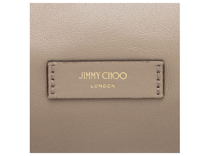 Jimmy Choo Ana Hobo aus Leder Braun Beige - Ansicht 9