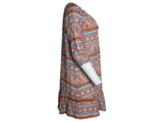 Ba&sh, Kleid poppy multi mit Ethno-Print Mehrfarben - Ansicht 3