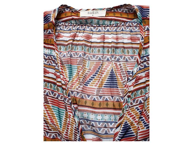 Ba&sh, Kleid poppy multi mit Ethno-Print Mehrfarben - Ansicht 6