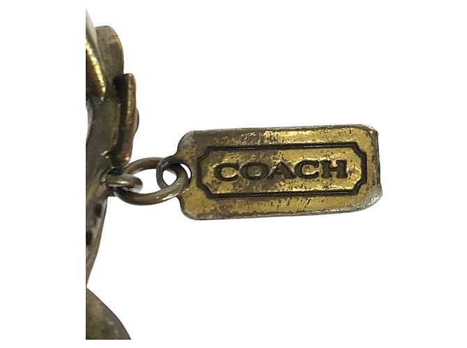 Portachiavi e charm per borsa in ottone Coach - vue 10