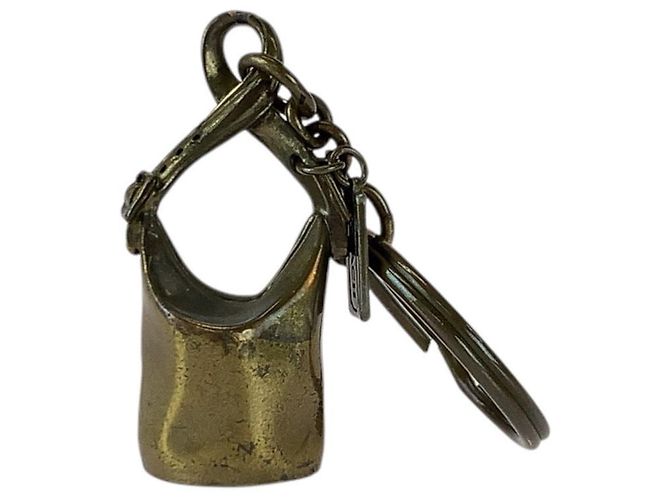 Portachiavi e charm per borsa in ottone Coach - vue 2