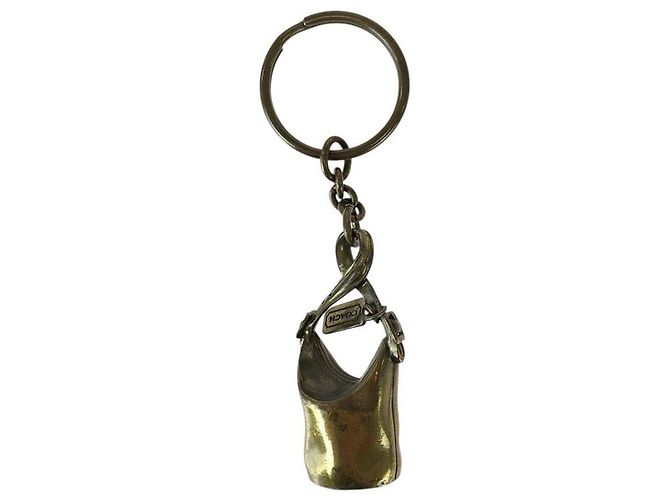 Portachiavi e charm per borsa in ottone Coach - vue 4