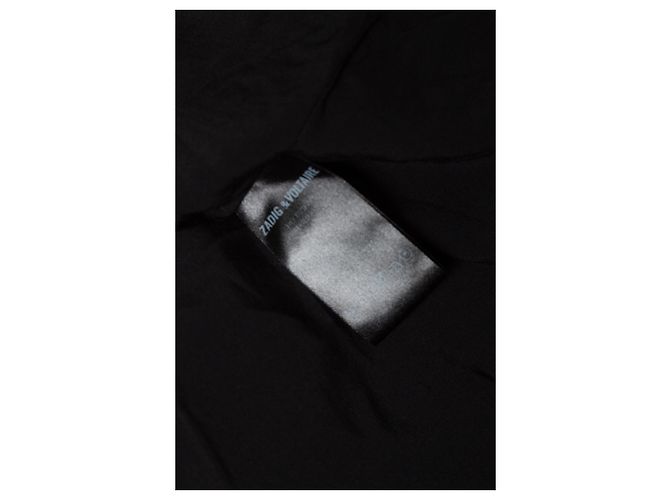 Zadig & Voltaire, Ärmelloses schwarzes Kleid mit Rüschen - Ansicht 5