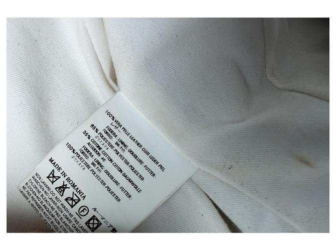 Dsquared2, Lederjacke in Cognac Braun - Ansicht 8