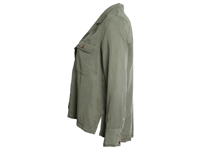 Anine Bing, Camicia verde con tasche - vista 2