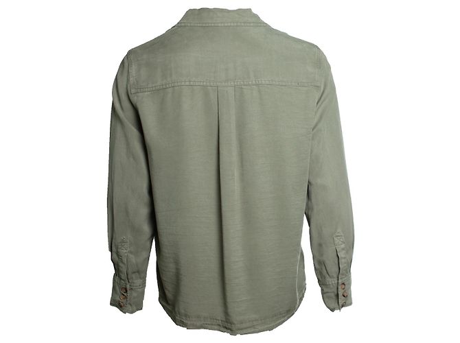 Anine Bing, Camicia verde con tasche - vista 3