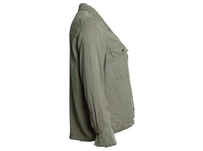 Anine Bing, Camicia verde con tasche - vista 4