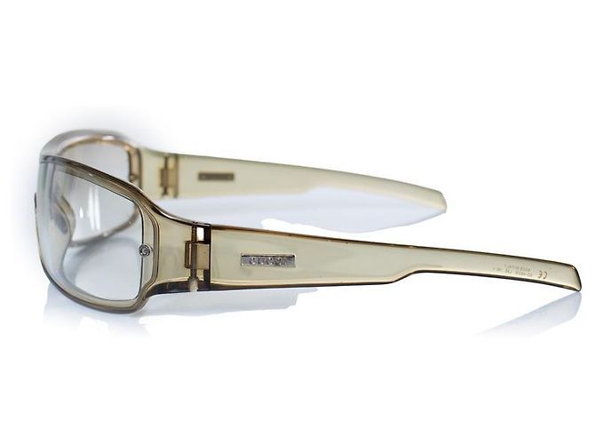 Gucci, occhiali da sole vintage shield Oliver green Verde - vista 3