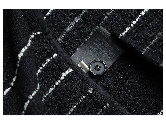 Isabel Marant Etoile, blazer a righe nero - vista 6